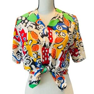 Sarah by Memeng printed top